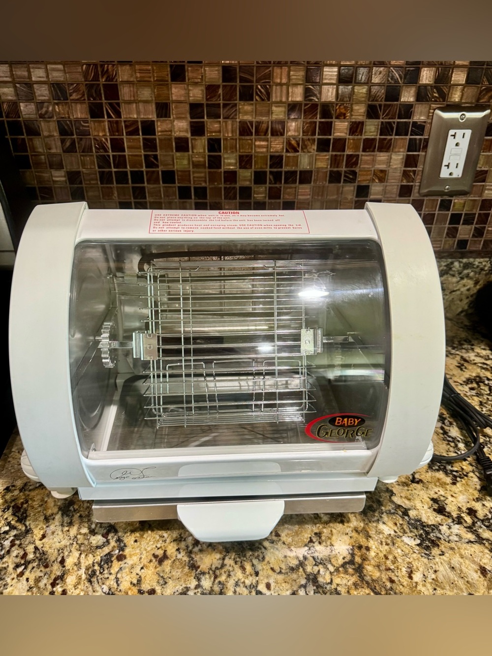 Baby George Foreman Rotisserie